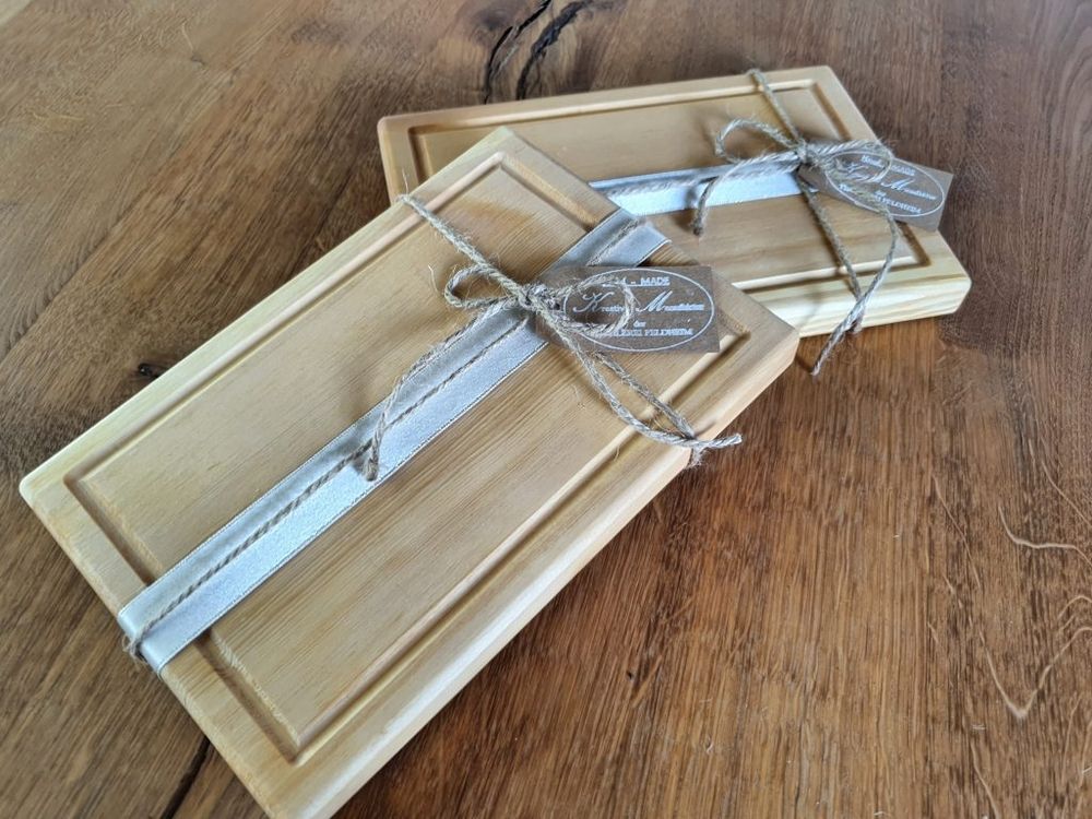 Frühstücksbrettchen aus Zirbenholz