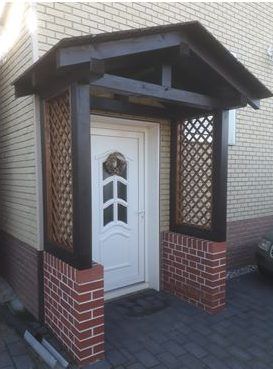 Wetterschutz Hauseingangstür